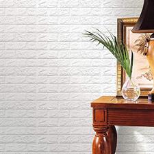 WHITE TEXTURED BRICK FOAMIC SHEET