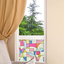 DECORATIVE GLASS ADHESIVE PAPER | DIY 114