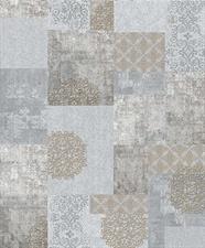 PATCHWORK TEXTURE - RAINBOW 8 WALPAPER ROLLS