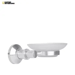 KATORI GLASS SOAP DISH CRICLE