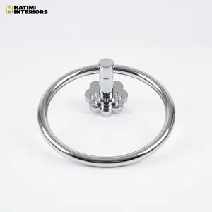 METALLIC SILVER ALUMINUM BATHROOM ACCESSORIES SET