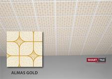 ALMAS GOLD - FALSE CEILING GYPSUM TILES WITH FITTING ACCESSORIES - PER SQ FT