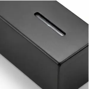 MATTE BLACK WALL MOUNTED PUMP SOAP DISPENSER