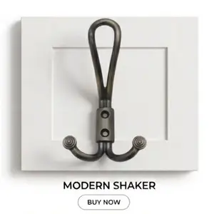 PREMIUM SATIN WEATHERED BRASS HEAVY DUTY TRIPLE WALL MOUNTED COAT AND HAT HOOK