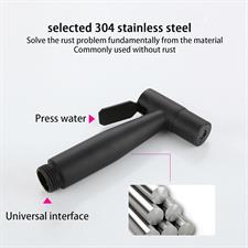 MATTE BLACK  STAINLESS STEEL  MUSLIM SHOWER HEAD