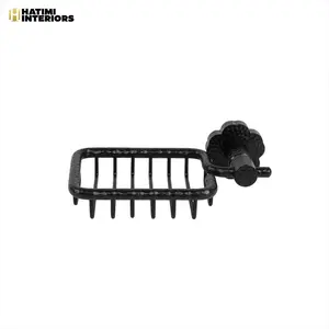 MATTE BLACK ALUMINUM BATHROOM ACCESSORIES SET