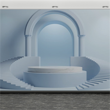 COOL BLUE ENTRANCE