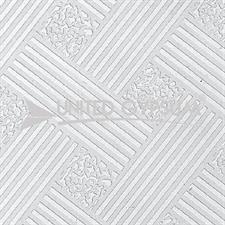 BAMBOO - FALSE CEILING GYPSUM TILES WITH FITTING ACCESSORIES - PER SQ FT