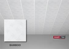 BAMBOO - FALSE CEILING GYPSUM TILES WITH FITTING ACCESSORIES - PER SQ FT