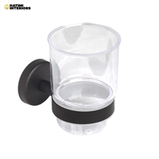 PREMIUM MATTE BLACK BRUSH HOLDER