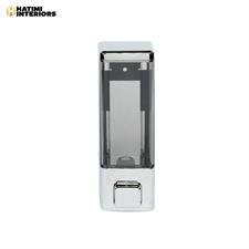 CHROME PLASTIC SOAP DISPENSER