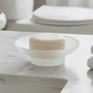KATORI GLASS SOAP DISH CRICLE