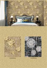 CLOCKWORK COLLAGE - CROWN WALLPAPER ROLLS