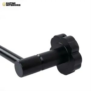 MATTE BLACK ALUMINUM BATHROOM ACCESSORIES SET