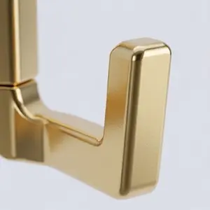 GOLD DOUBLE HOOK WALL HANGER