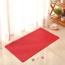 Anti-Slip Rubber Mat In Red