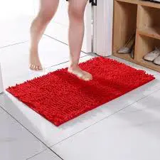 Anti-Slip Rubber Mat In Red