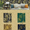 TEXTURAL TREES - CROWN WALLPAPER ROLLS
