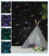 PLANETARY PATTERN - DREAM LAND KIDS WALLPAPER