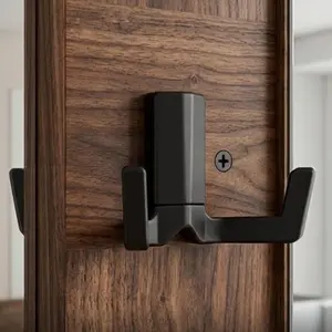 GOLD DOUBLE HOOK WALL HANGER