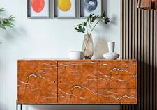 ORANGE MARBLE ADHESIVE PAPER