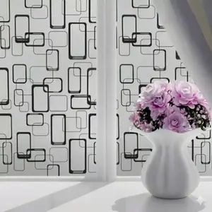 BLACK FROSTED FRAMES — GLASS ADHESIVE PAPER