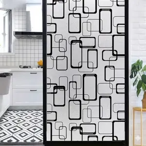 BLACK FROSTED FRAMES — GLASS ADHESIVE PAPER