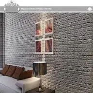 GREY TEXTURED BRICK FOAMIC SHEET