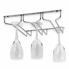 3 PIECE STAINLESS STEEL WINE GLASS HOLDER