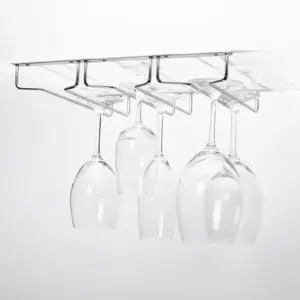 3 PIECE STAINLESS STEEL WINE GLASS HOLDER