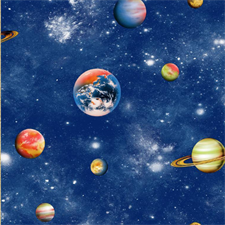 PLANETARY PATTERN - CROWN WALLPAPER ROLLS