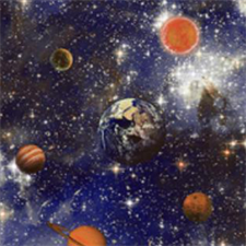 PLANETARY PATTERN - CROWN WALLPAPER ROLLS