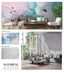 GREY WASH - NOTABENE WALLPAPER ROLLS