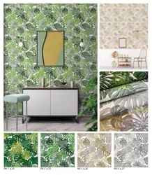 MONSTERA LEAVES NOTABENE WALLPAPER ROLLS