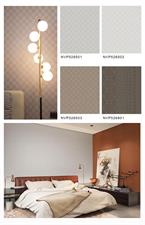 SQUARE MESH - PLAIN COLOR 4 WALLPAPER ROLLS