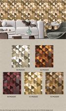METALLIC SHAPES - PREMIUM WALLPAPER ROLLS