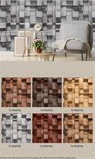 WOODEN CUBES - PREMIUM WALLPAPER ROLLS