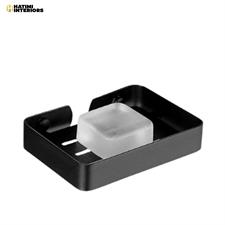 BLACK STAINLESS STEEL SOAP DISH
