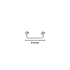 SOLID STAINLESS STEEL TOWEL ROD