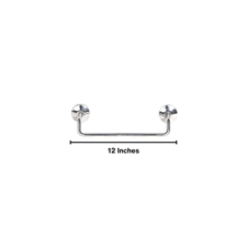 SOLID STAINLESS STEEL TOWEL ROD