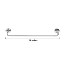 SOLID STAINLESS STEEL TOWEL ROD