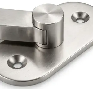 BRUSHED SILVER 4 BAR SWIVEL TOWEL RACK