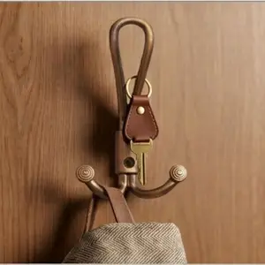 PREMIUM FLORENTINE BRONZE VINTAGE HEAVY DUTY TRIPLE WALL MOUNTED COAT AND HAT HOOK