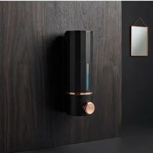 PREMIUM BLACK WALL MOUNTED SOAP DISPENSER