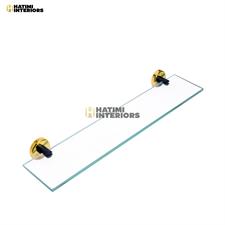 PREMIUM GOLDEN AND BLACK BATHROOM ACCESSORIES SET