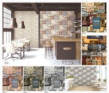 RETRO CAFE - SKYFALL WALLPAPER ROLLS