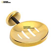PREMIUM GOLDEN AND BLACK BATHROOM ACCESSORIES SET