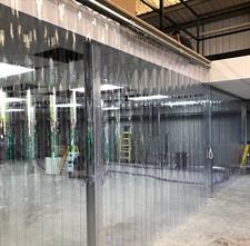 1MM TRANSPARENT AC CONTROL CURTAINS - CUSTOM SIZE