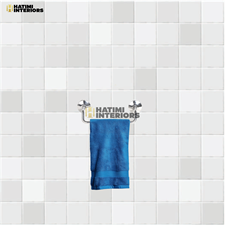 8 INCHES - SOLID STAINLESS STEEL TOWEL ROD