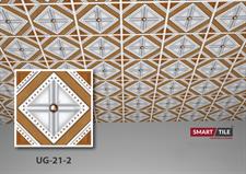 UG 21-2 - FALSE CEILING GYPSUM TILES WITH FITTING ACCESSORIES - PER SQ FT
